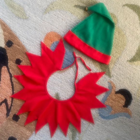 VTG I 1995 I Santa's Helper Hat & Collar - Picture 14 of 16